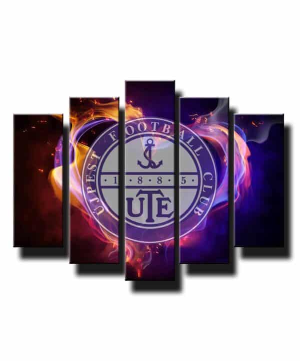 5 részes kép falra Újpest FC